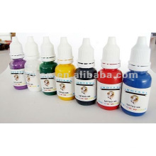 Hot sell 100% original harmless 34 color body tattoo ink